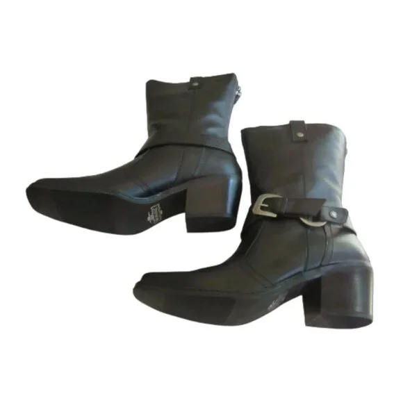 New in Box, Woman's, Milwaukee Motorcycle Delaney Leather Boots in Size 9.5 - Picture 6 of 6